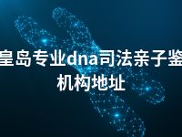 秦皇岛专业dna司法亲子鉴定机构地址