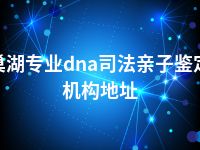 巢湖专业dna司法亲子鉴定机构地址