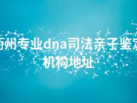 衢州专业dna司法亲子鉴定机构地址