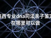 鸡西专业dna司法亲子鉴定在哪里可以做