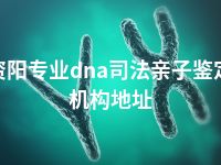 资阳专业dna司法亲子鉴定机构地址