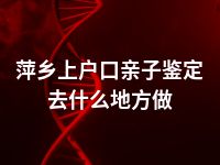 萍乡上户口亲子鉴定去什么地方做