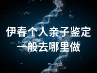 伊春个人亲子鉴定一般去哪里做