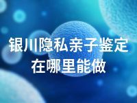 银川隐私亲子鉴定在哪里能做