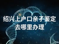 绍兴上户口亲子鉴定去哪里办理