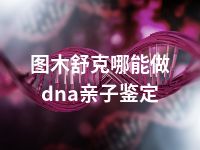 图木舒克哪能做dna亲子鉴定