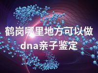 鹤岗哪里地方可以做dna亲子鉴定