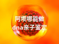 阿坝哪能做dna亲子鉴定