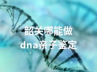 韶关哪能做dna亲子鉴定