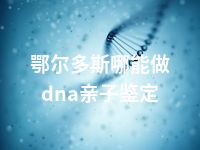 鄂尔多斯哪能做dna亲子鉴定