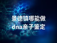 景德镇哪能做dna亲子鉴定