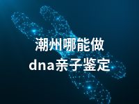 潮州哪能做dna亲子鉴定