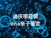 迪庆哪能做dna亲子鉴定