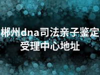 郴州dna司法亲子鉴定受理中心地址