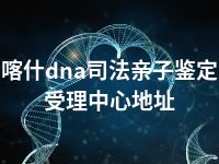 喀什dna司法亲子鉴定受理中心地址