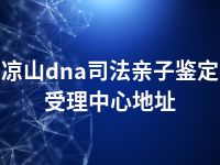 凉山dna司法亲子鉴定受理中心地址