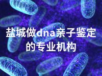 盐城做dna亲子鉴定的专业机构