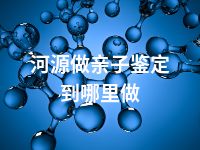 河源做亲子鉴定到哪里做