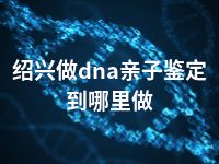 绍兴做dna亲子鉴定到哪里做