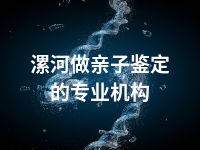 漯河做亲子鉴定的专业机构