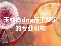 玉林做dna亲子鉴定的专业机构