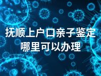 抚顺上户口亲子鉴定哪里可以办理