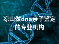 凉山做dna亲子鉴定的专业机构