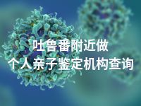 吐鲁番附近做个人亲子鉴定机构查询