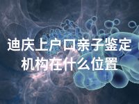 迪庆上户口亲子鉴定机构在什么位置