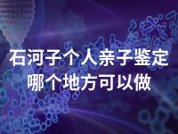 石河子个人亲子鉴定哪个地方可以做