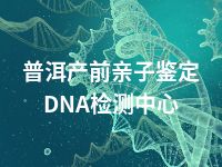 普洱产前亲子鉴定DNA检测中心