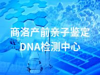 商洛产前亲子鉴定DNA检测中心