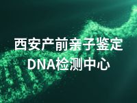 西安产前亲子鉴定DNA检测中心