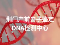 荆门产前亲子鉴定DNA检测中心