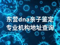 东营dna亲子鉴定专业机构地址查询