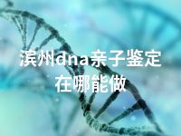 滨州dna亲子鉴定在哪能做