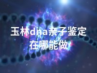 玉林dna亲子鉴定在哪能做