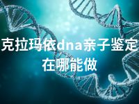 克拉玛依dna亲子鉴定在哪能做