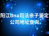 阳江dna司法亲子鉴定公司地址查询