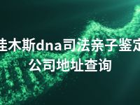 佳木斯dna司法亲子鉴定公司地址查询