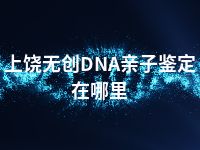 上饶无创DNA亲子鉴定在哪里