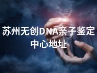 苏州无创DNA亲子鉴定中心地址