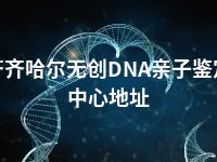 齐齐哈尔无创DNA亲子鉴定中心地址