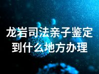 龙岩司法亲子鉴定到什么地方办理