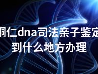 铜仁dna司法亲子鉴定到什么地方办理