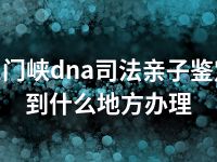 三门峡dna司法亲子鉴定到什么地方办理