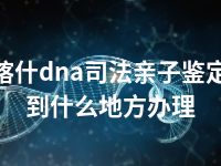 喀什dna司法亲子鉴定到什么地方办理