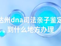 达州dna司法亲子鉴定到什么地方办理