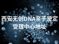 西安无创DNA亲子鉴定受理中心地址