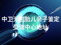 中卫无创胎儿亲子鉴定受理中心地址